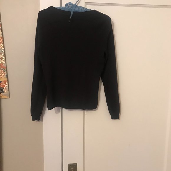 Vintage-2000s-Ann Taylor Loft-Black Cardigan-X-Small - Picture 4 of 4